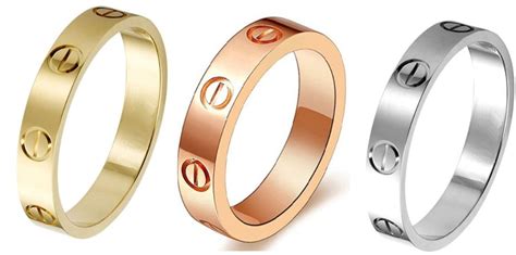 cartier love ring silver dupe|cartier love collection dupes.